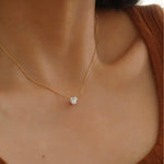 CZ Stone Gold Necklace