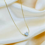 CZ Stone Gold Necklace
