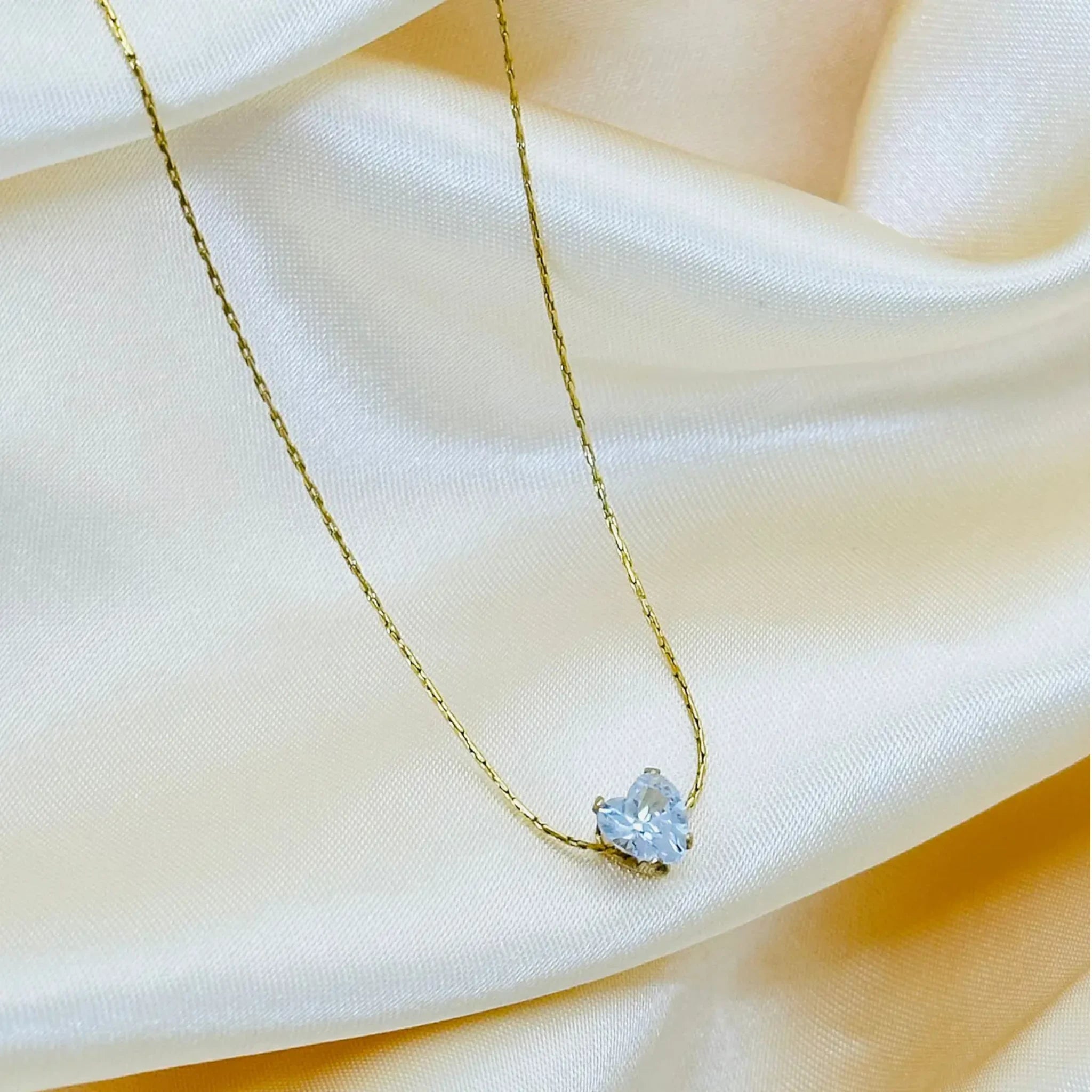 CZ Stone Gold Necklace