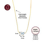 CZ Stone Gold Necklace