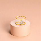 Diamond Cluster Double Ring