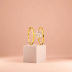 Diamond Cluster Double Ring