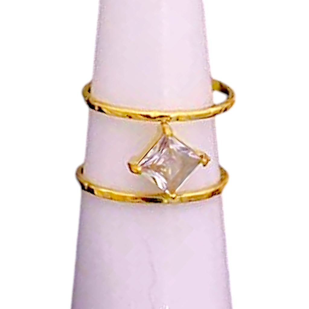 Diamond Cluster Double Ring