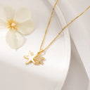 Ocean Bloom | Gold Starfish Pendant Necklace