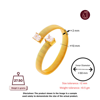 Bracelet with dimensions and weight details.