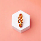 Dual Infinity Rose Gold Ring