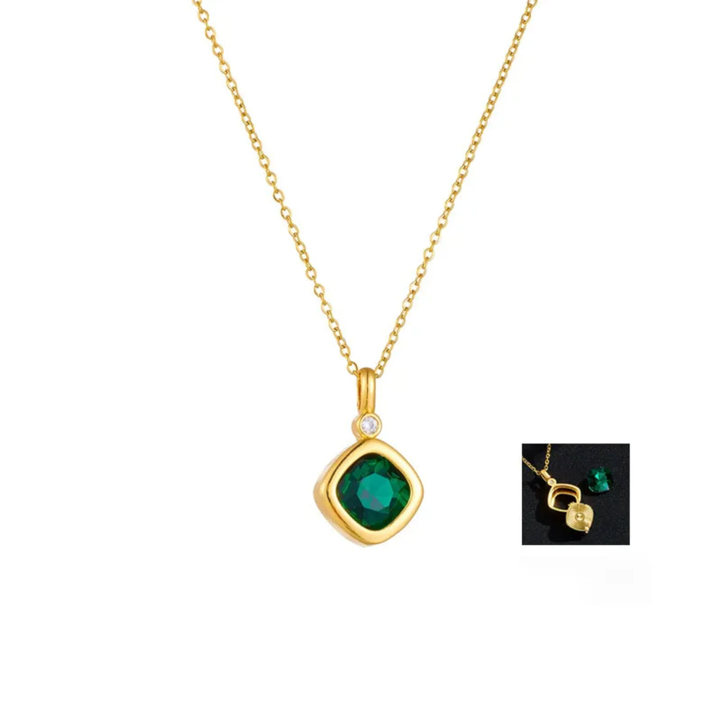 Emerald Gemstone Necklace