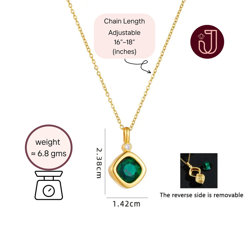 Emerald Gemstone Necklace