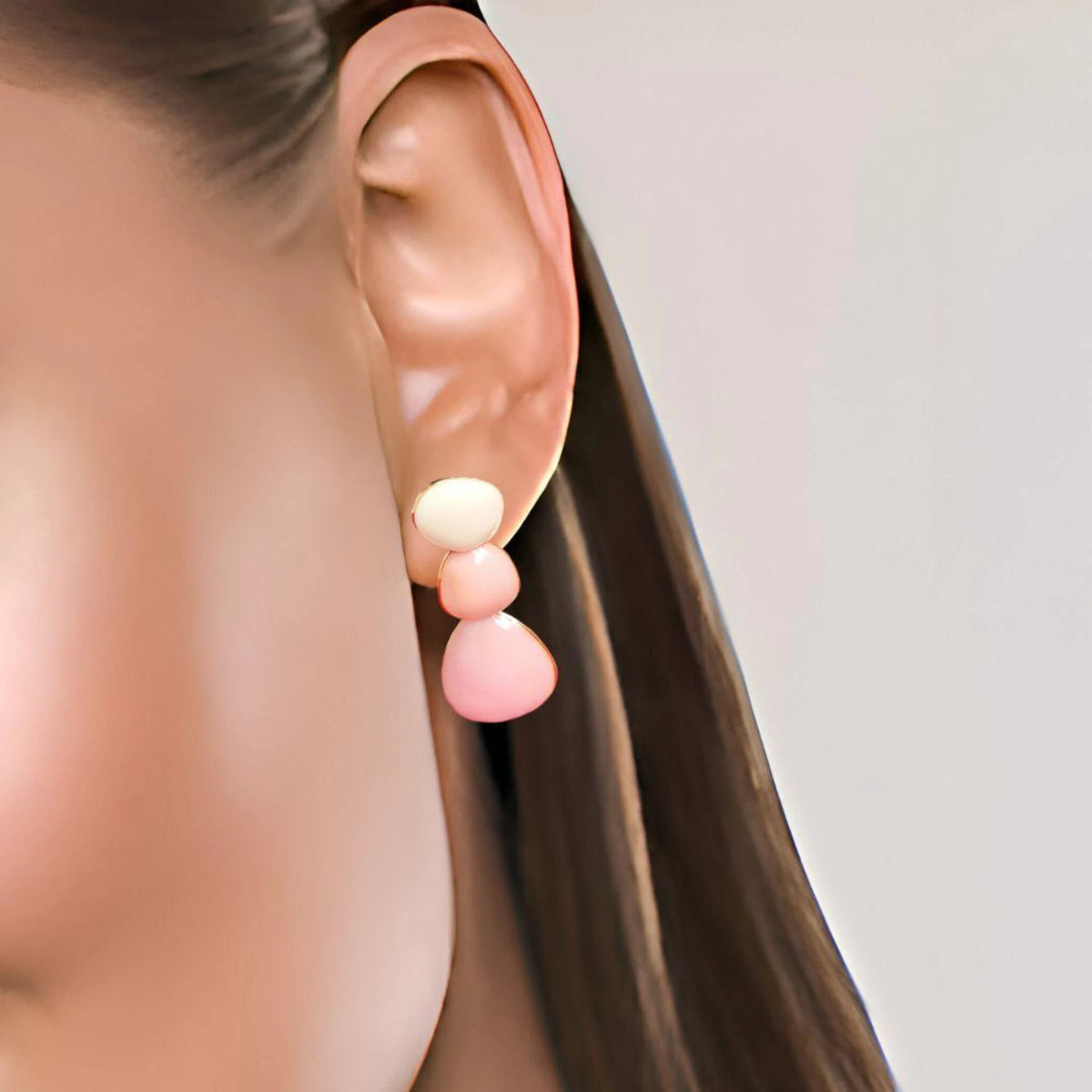 Enamel Dangle Earrings WP
