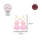 Enamel Dangle Earrings WP
