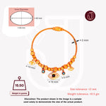 Bracelet with dimensions and weight details.