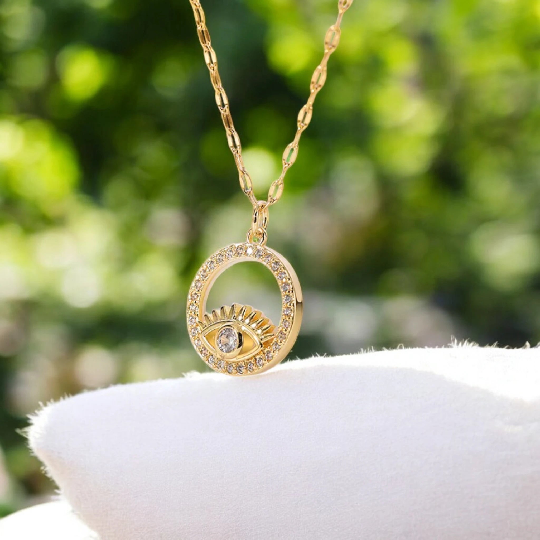 Evil Eye Crystal Necklace