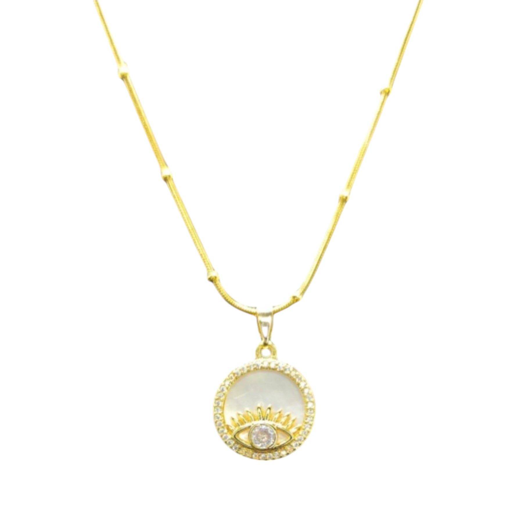 Evil Eye Crystal Necklace