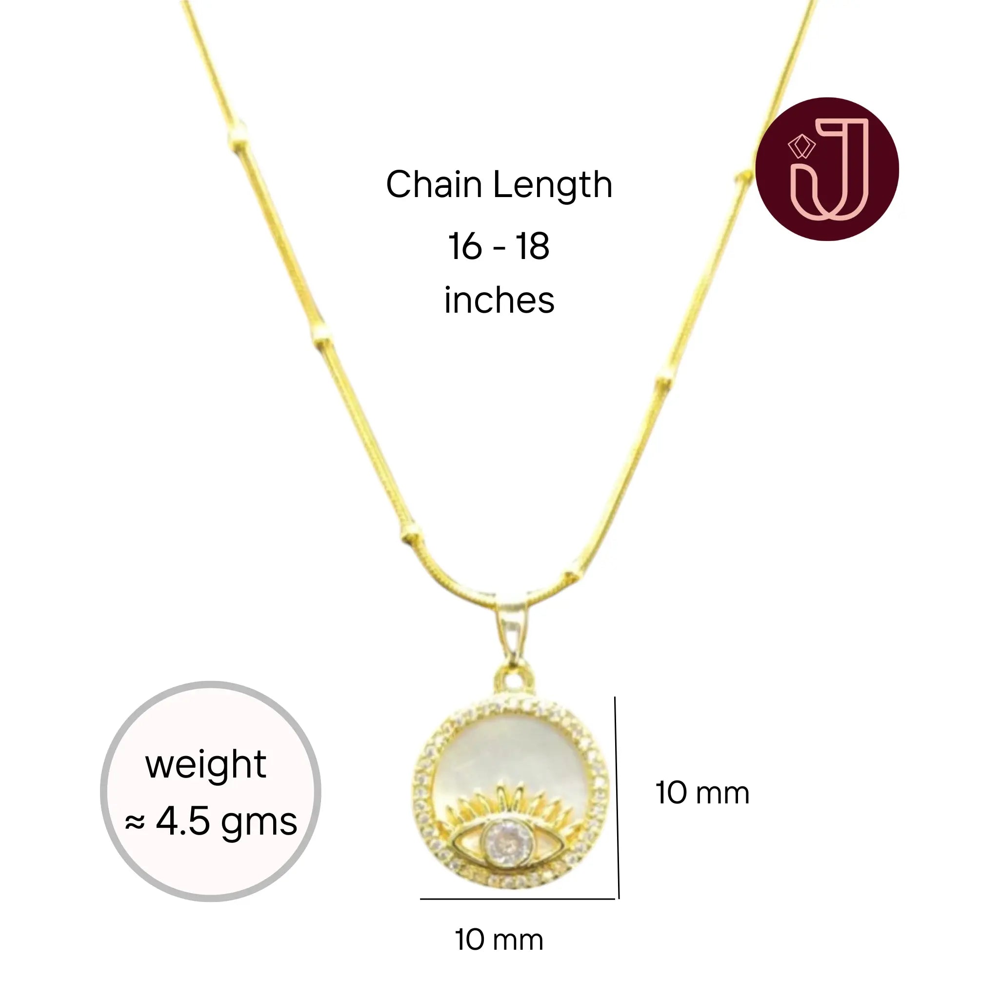 Evil Eye Crystal Necklace