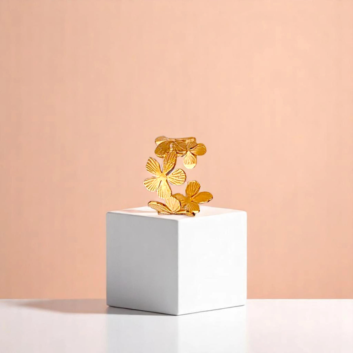 Floral Petal Gold Ring