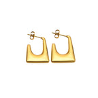 Geo Cutout Stud Earrings