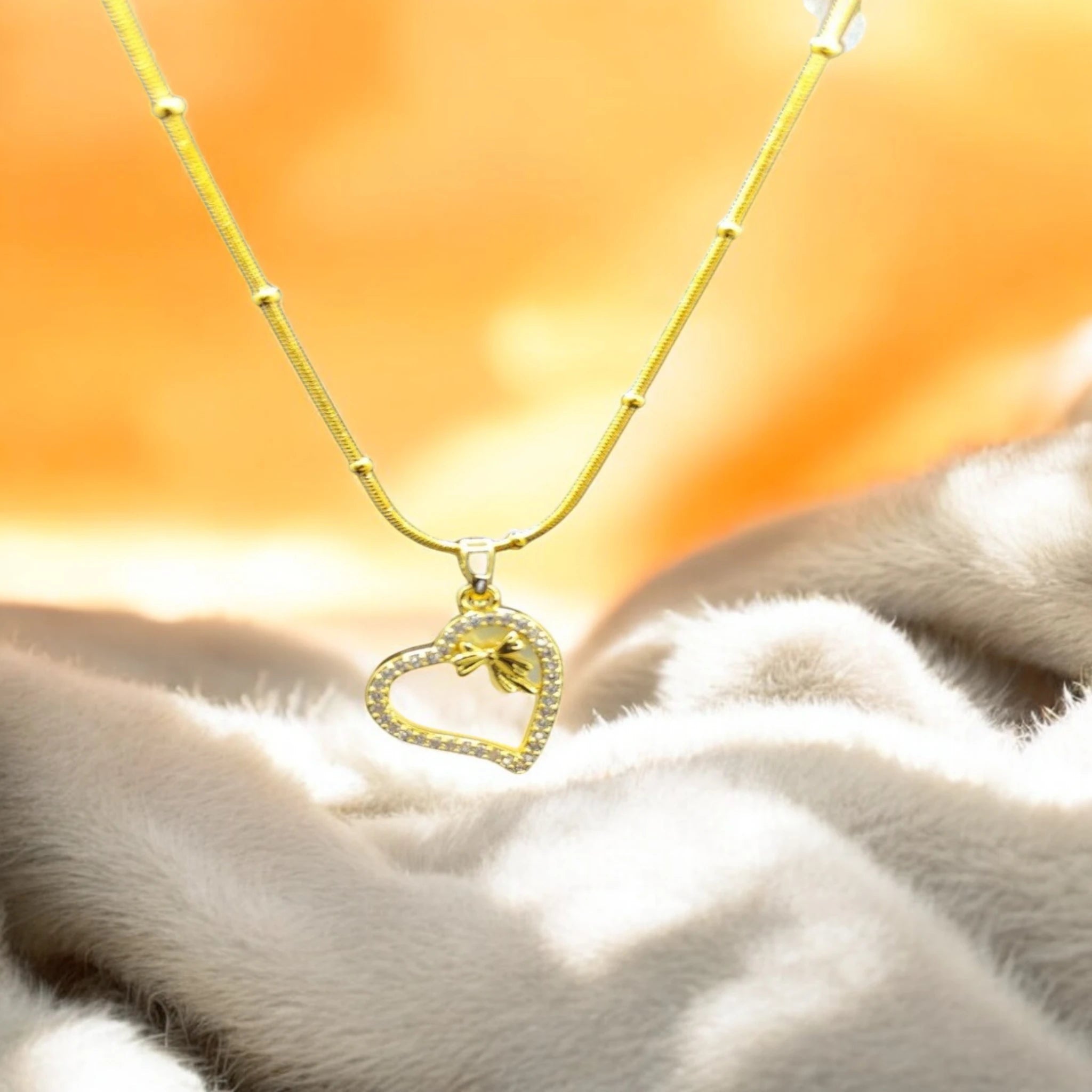 Gifted Heart Crystal Necklace