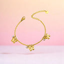 Golden Flutter | Gold Butterfly Charm Bracelet