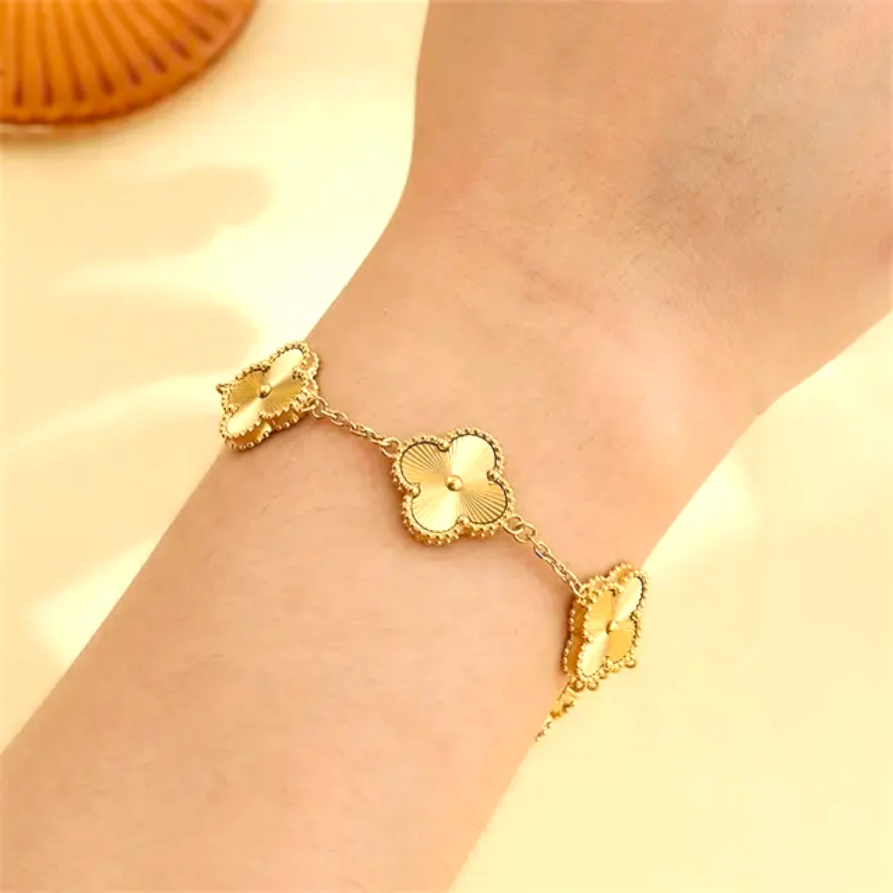 Bracelet worn by a model.