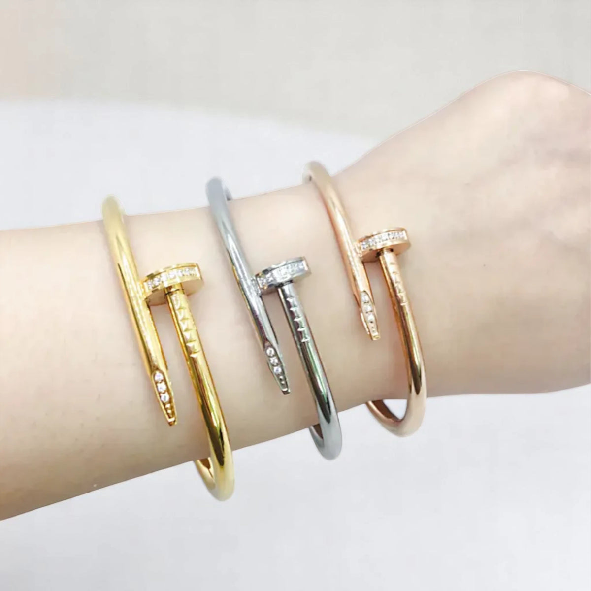 Bracelet worn by a model.