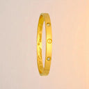 Golden Hour | Gold Crystal Oval Bracelet