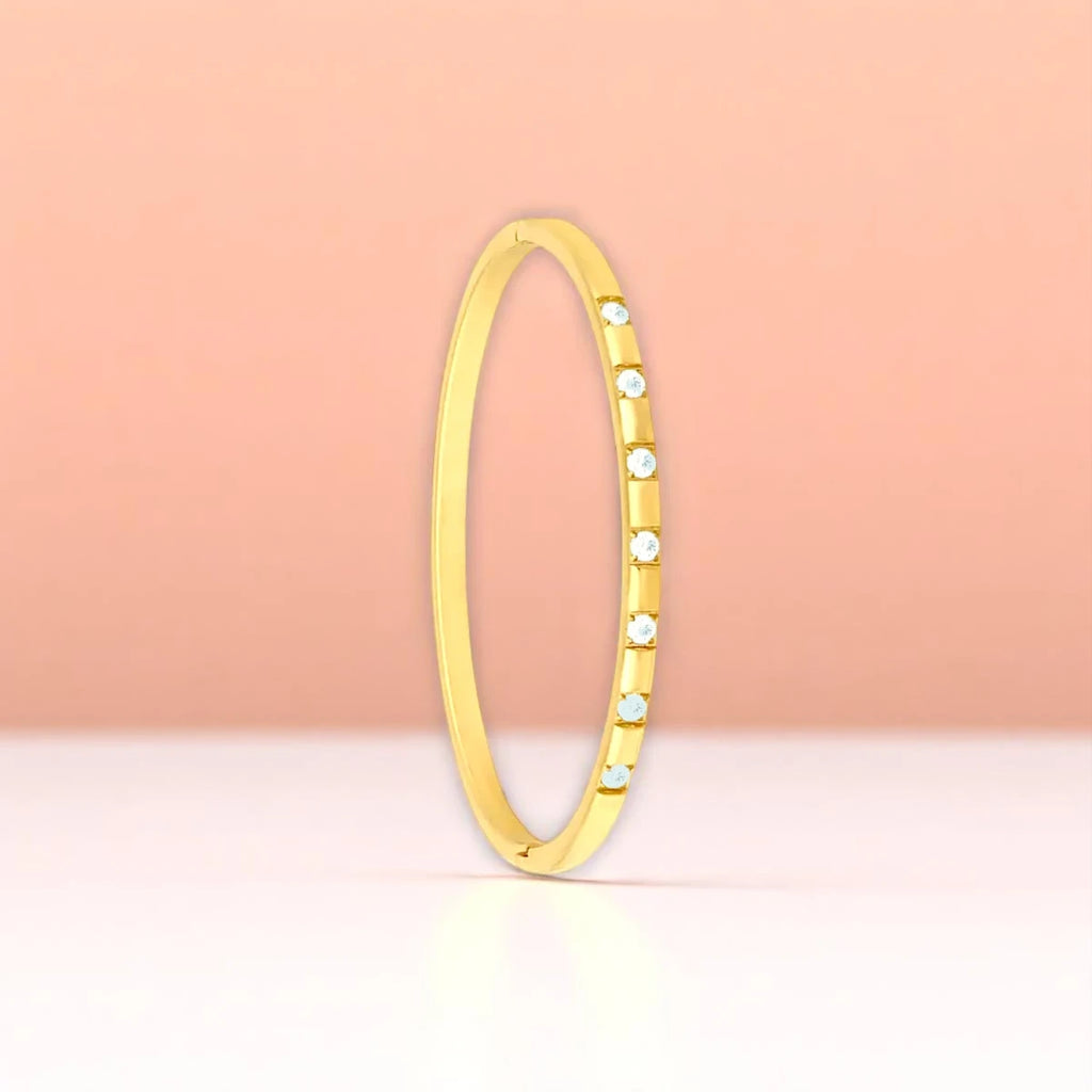 Bracelet set against a soft gradient background.
