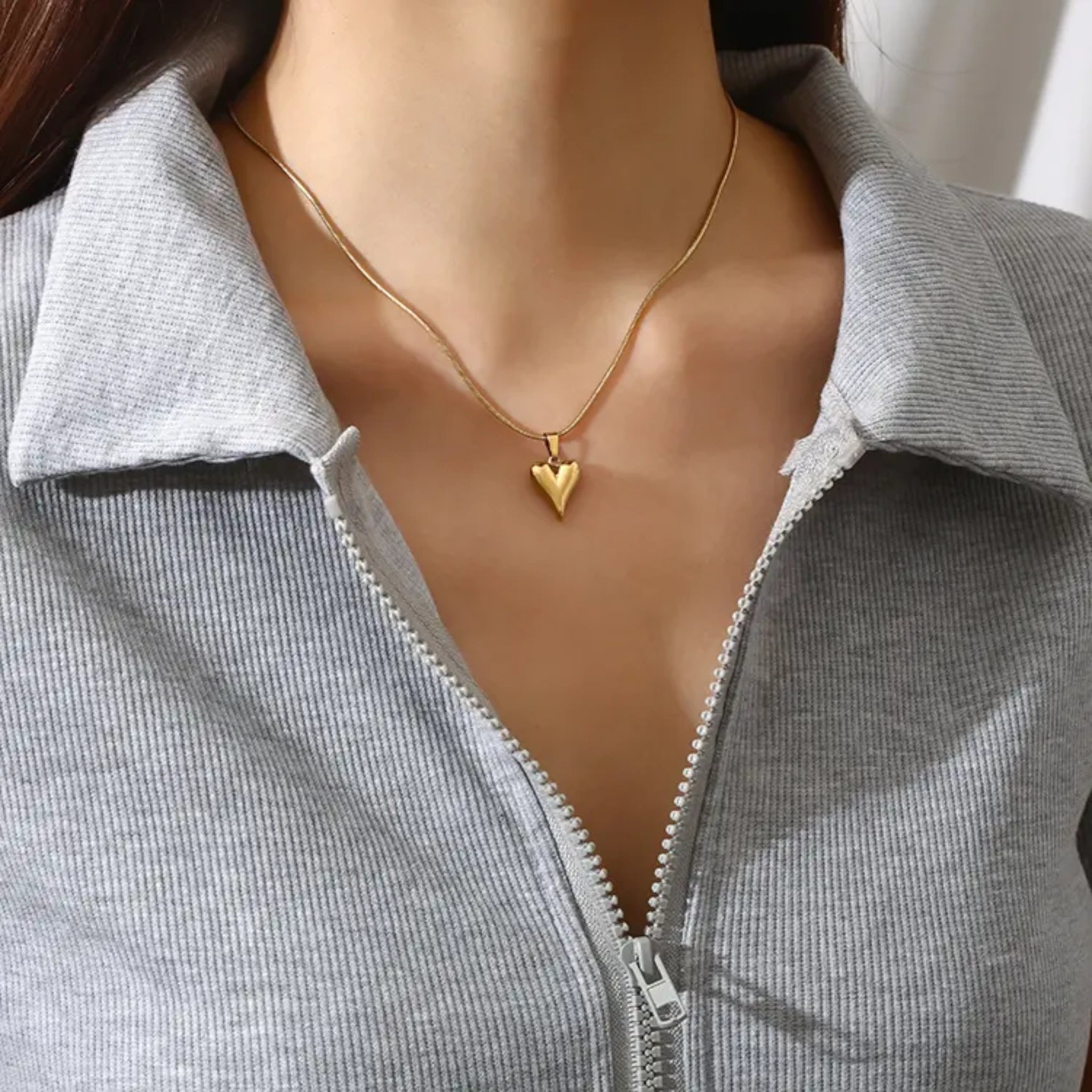 Gold Heart Necklace