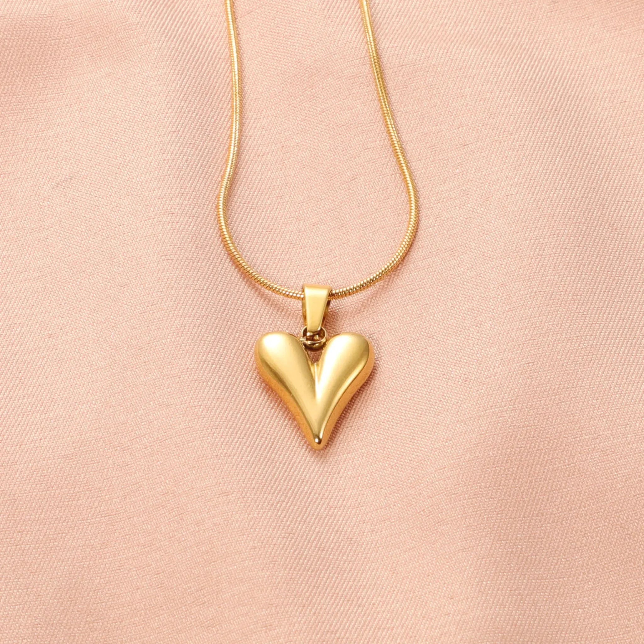 Gold Heart Necklace