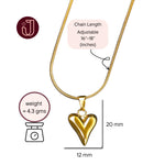 Gold Heart Necklace