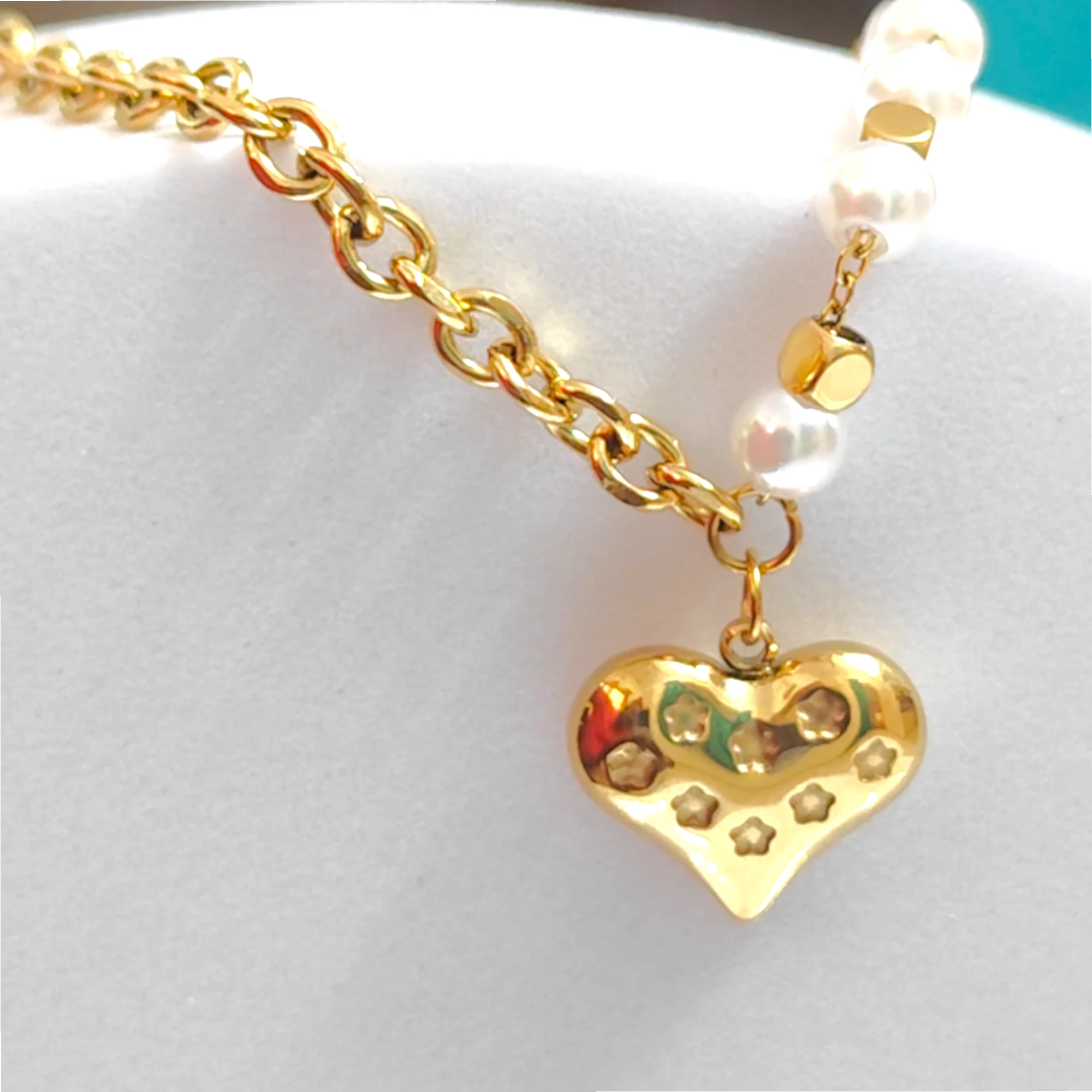 Bracelet zoom-in shot displayed on a light-toned background.