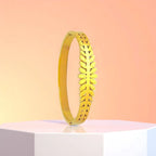 Bracelet set against a soft gradient background.