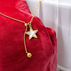 Gold Star Pendant Necklace