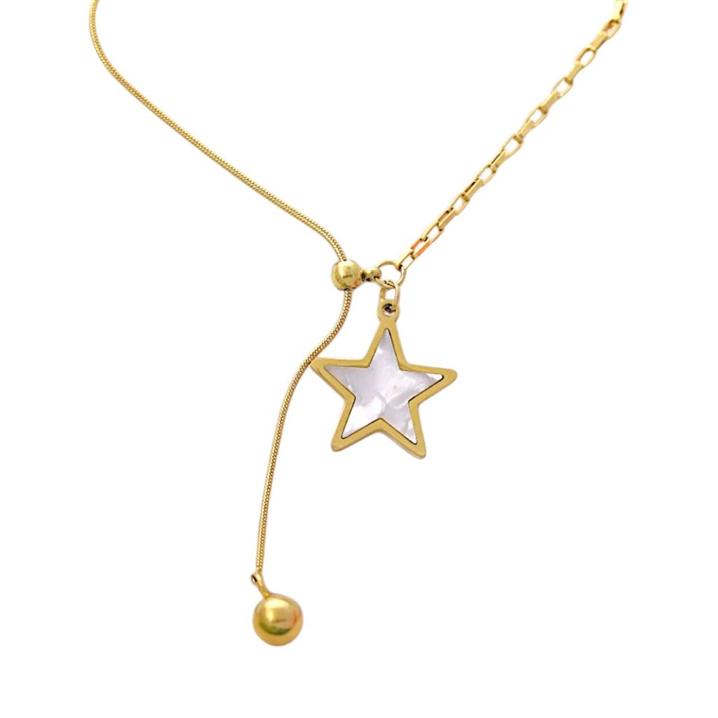 Gold Star Pendant Necklace