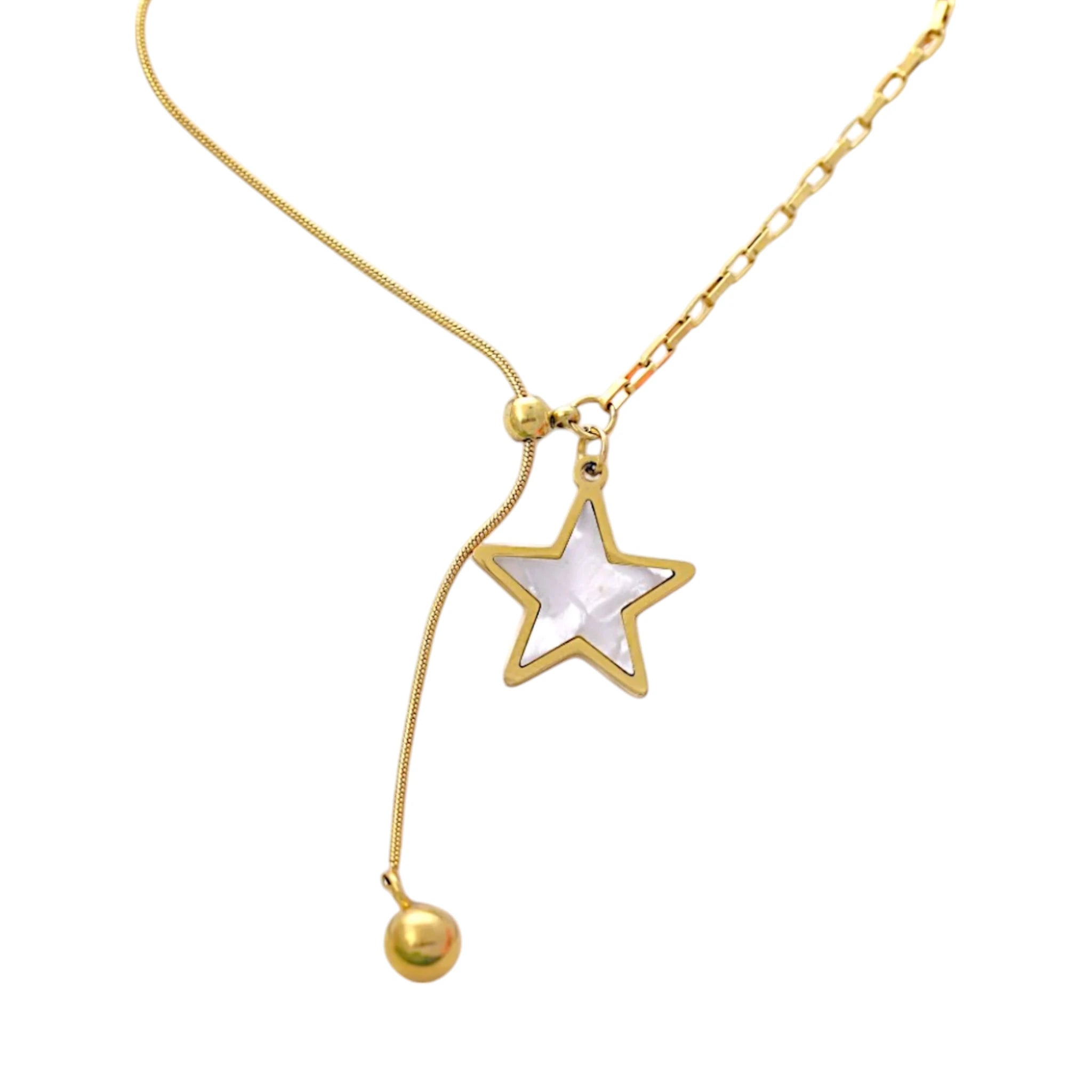 Gold Star Pendant Necklace