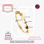 Bracelet with dimensions and weight details.