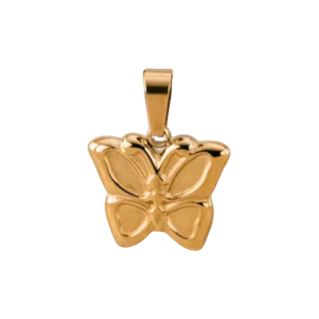 Golden Butterfly Pendant Necklace