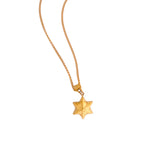 Golden Floral Star Necklace