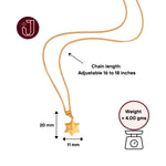 Necklace with dimensions and weight details.
