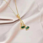 Necklace on a light toned Silk Cloth