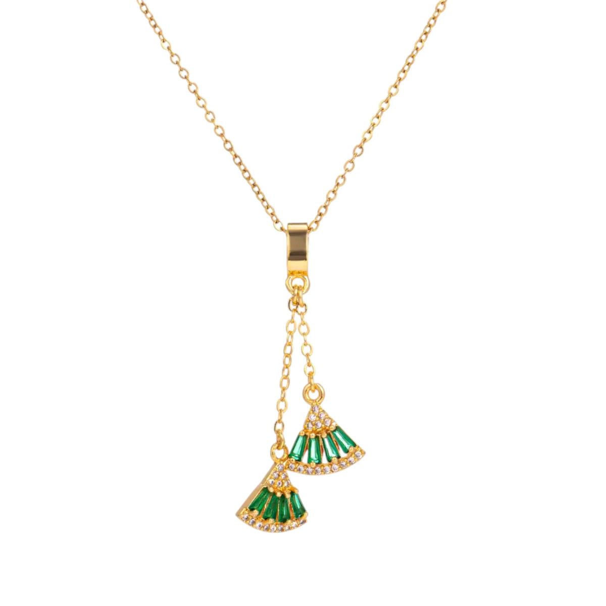 Necklace displayed on a white background.