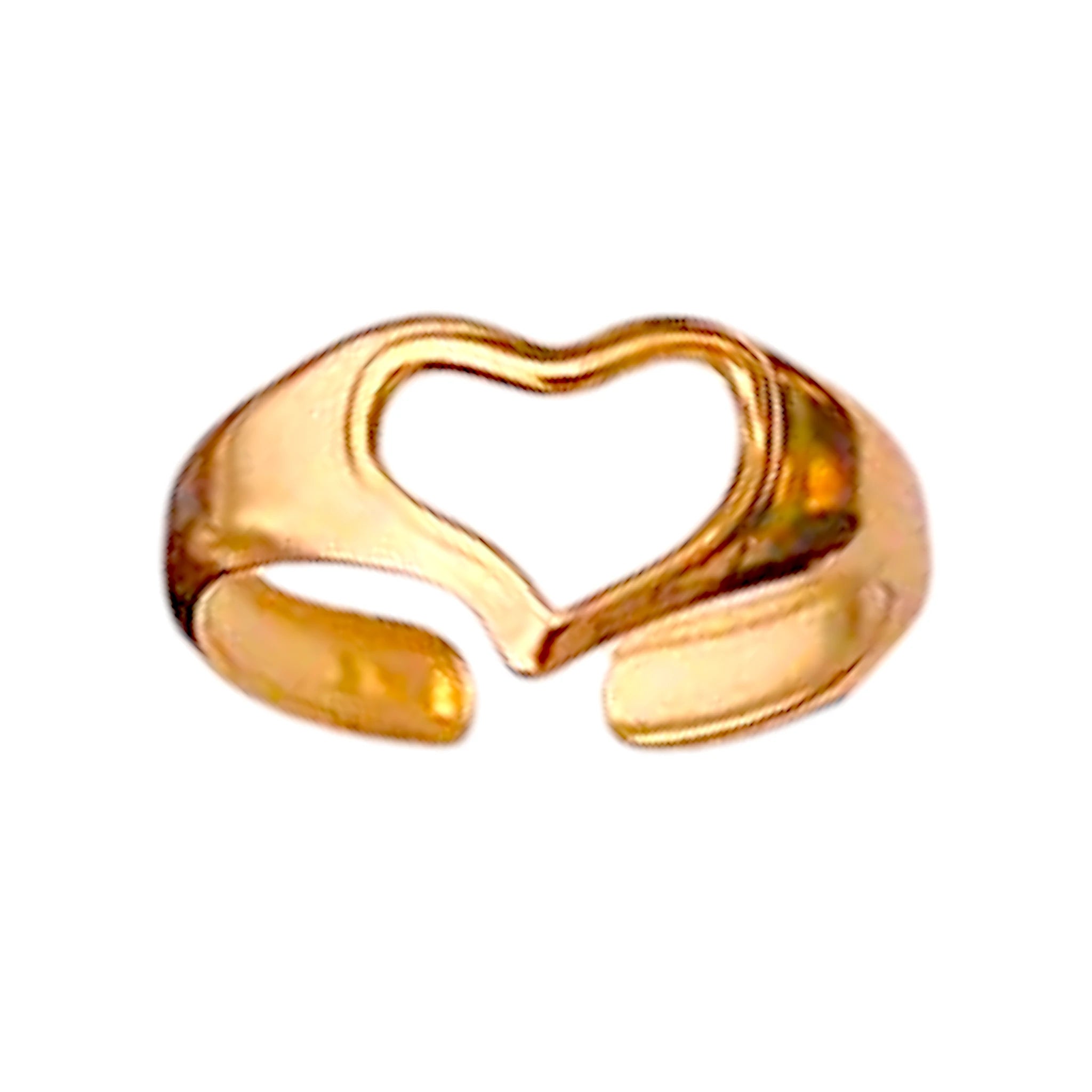 Heart Gap Gold Ring