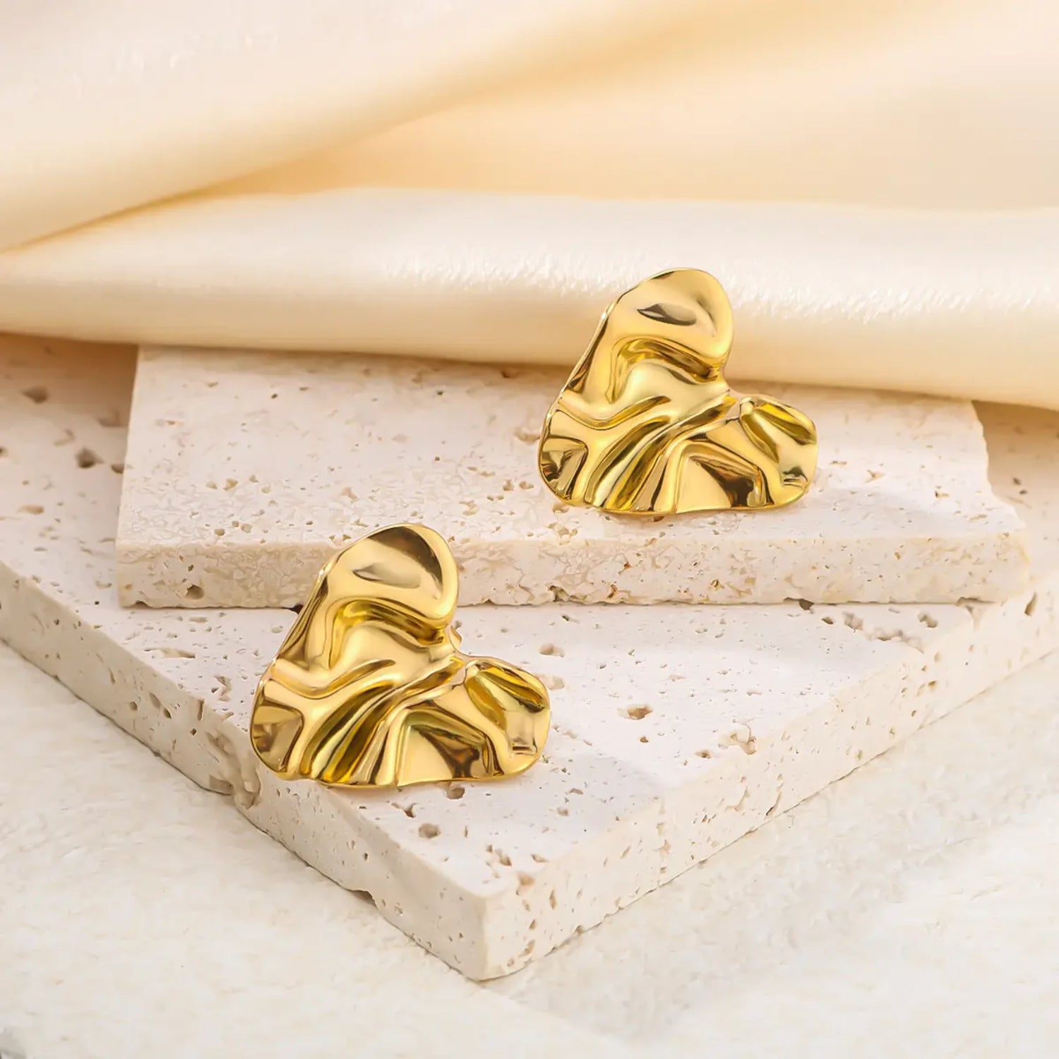 Heart Stud Earrings