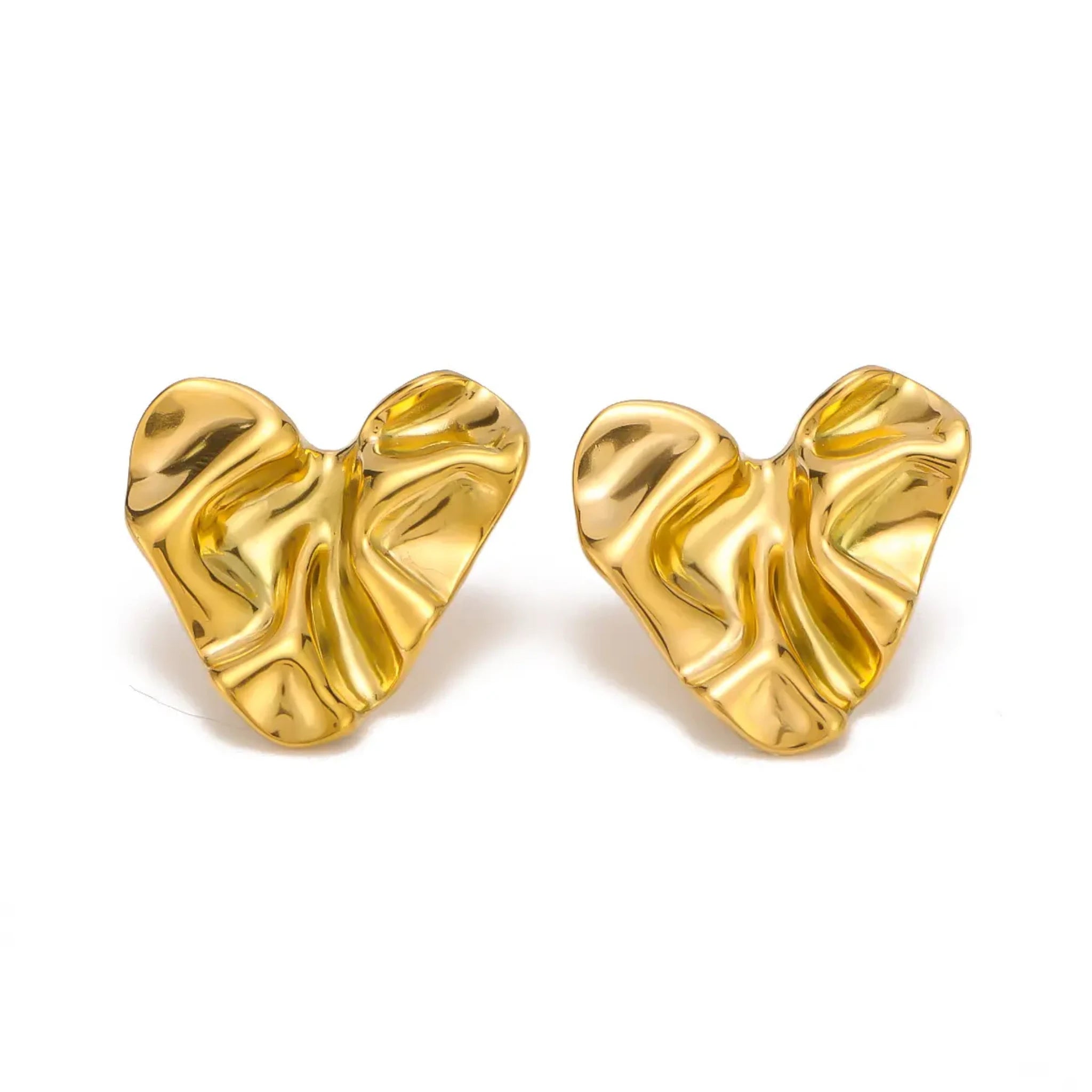 Heart Stud Earrings