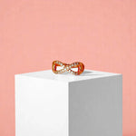 Infinity Spark Rose Gold Ring