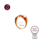 Infinity Spark Rose Gold Ring