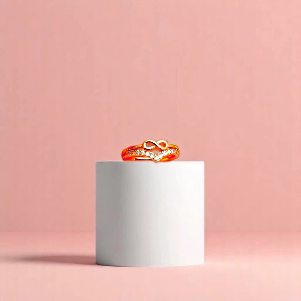Infinity Sparkle Promise Ring