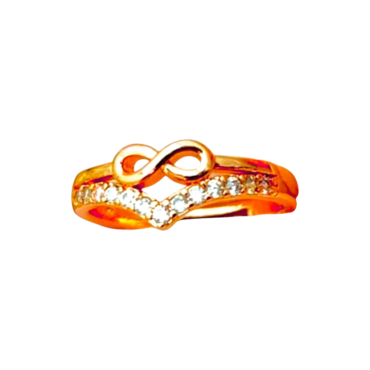 Infinity Sparkle Promise Ring