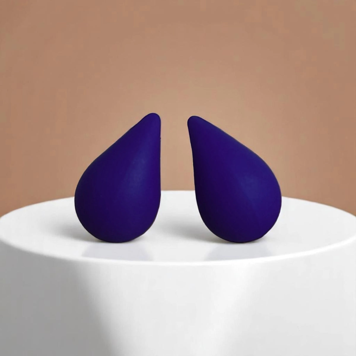 Midnight Blue Teardrop Earrings