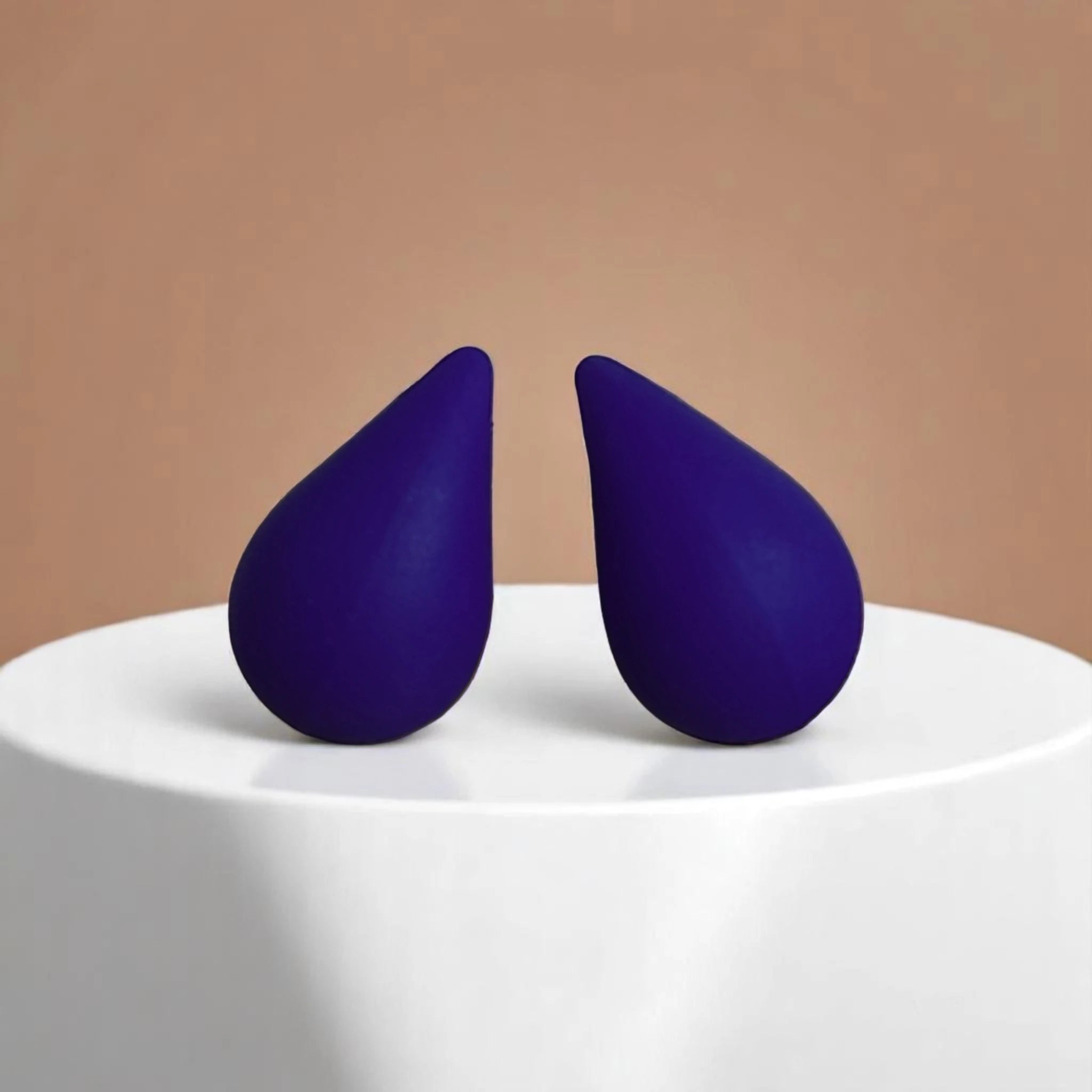 Midnight Blue Teardrop Earrings