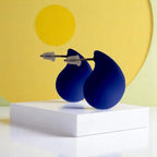 Midnight Blue Teardrop Earrings